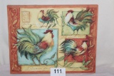 Roosters On Canvas 