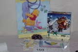 Assorted Gift Bags, Paper & New 550 Piece Santa Puzzle