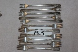 Vintage Assorted Silverplate Cocktail Forks