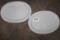 LARGE Ceramic Embossed Turkey Platters