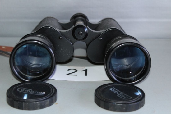 Vintage COMPASS 10x50 Binoculars