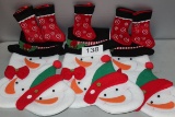 Nice Fabric Christmas Stockings