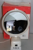 8X Magnifying Lighted Circle Mirror W/Box
