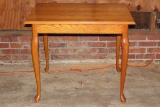 Square Entryway Wood Table