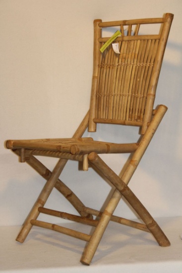 Folding Solid Bamboo Chair