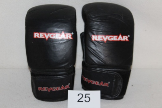 Revgear XL Leather Punching Bag Gloves