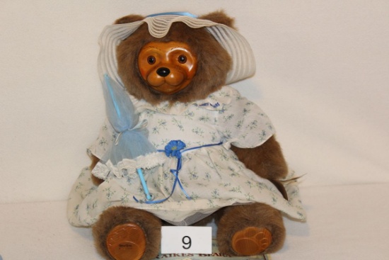 1987 Robert Raikes Bear "Miss Melony" With Certificate And Box