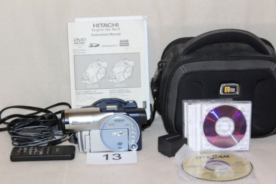 Hitachi DVD Camera W/All Accessories