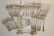 STERLING Silver 40 Piece Ornate Silverware By A. Newsalt & More!