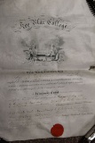 1899 Kee Mar Women's College Diploma
