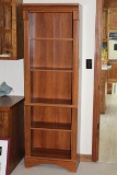 Nice Wood Finish 5 Shelf Bookcase