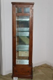 V intage Solid Wood Mission Style 5 Shelf Curio