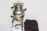 Vintage Silver Plated Coffee Urn W/Original Cover