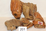 Assorted Adult & Kid's Baseball Gloves
