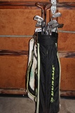Golf Clubs W/Dunlop Bag