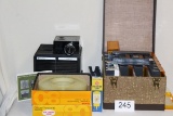 Bell & Howell Slide Projector W/Booklet & More!