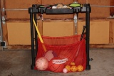 Rubbermaid Sports Storage Rack W/Equipment