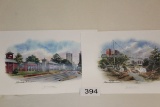 Unframed Downtown Greenville Signed Prints