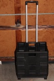 Collapsible Rolling Cart W/Adjustable Handle