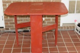 Painted Gateleg Wood Table