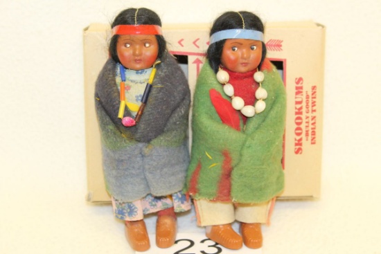 Sookums "Bully Good" Indian TwinsW/Original Box