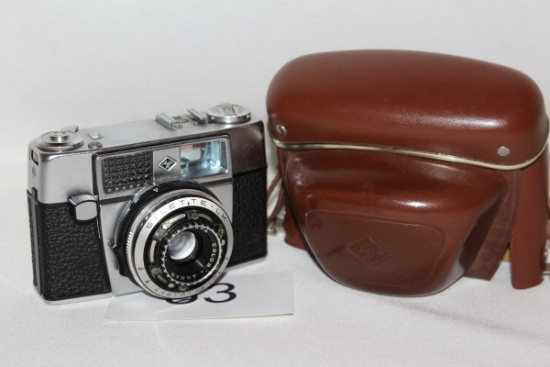 Agfa Silette LK W/Lens & Leather Case