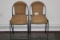 Matching HEAVY Steel Framed Barstools W/Footrests
