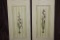 Large Vertical Floral Whitewash Wall Plaques