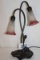 Nice Frosted Glass Metal Base Lamp