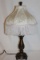 Boudoir Style Lamp W/Fringed Shade