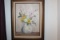 Framed Floral Painting On Canvas