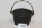 #7 Cast Iron 3-Footed Pot W/Handle