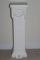 Tall White Plaster Plant Stand