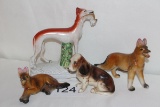 Vintage Porcelain Dog Figurines