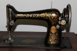 Immaculate Antique Singer Treadle Sewing Machine