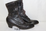 Antique Ladies Lace Up Boots