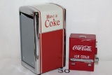 1990's Coca Cola Napkin & Toothpick Dispenser