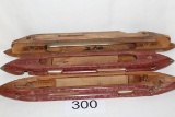 Antique Wood Loom Shuttles