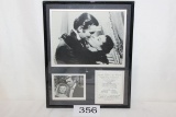 Gone With The Wind Framed Memorbilia