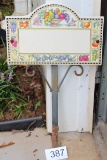 Nice Ceramic Yard/Garden Sign