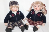 CATHAY Limited Edition Porcelain Boy & Girl