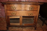 Antique Tiger Oak Chest/Dresser