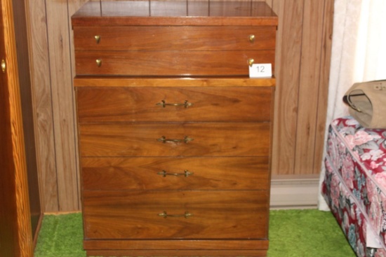 BASSETT Late Mid-Century 5 Drawer Chest