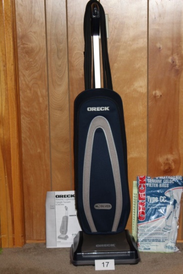 ORECK "XL Silver" Upright Vacuum W/Bags