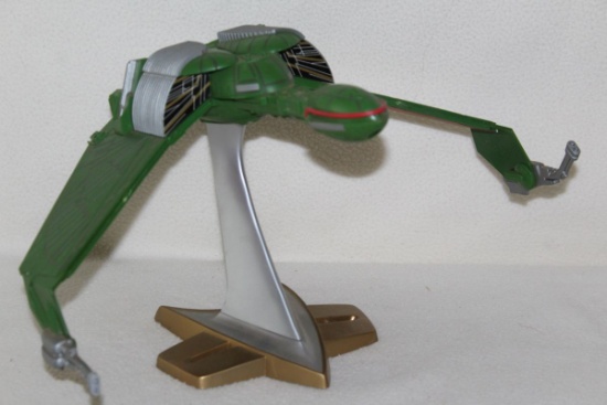 1994 Star Trek Generations  "Klingon Bird Of Prey" Collectable Model W/Stand