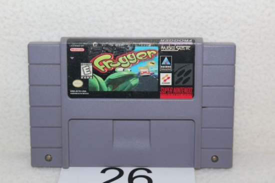 Super Nintendo Frogger Game