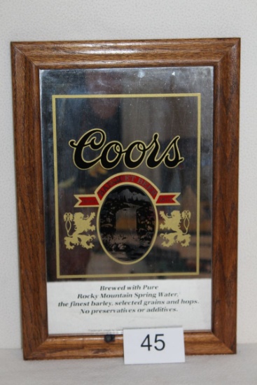 Framed COORS Mirror