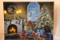 Large Christmas Light Up Canvas