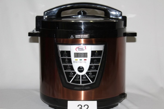 "Power Cooker Plus" Electric Pressure Cooker