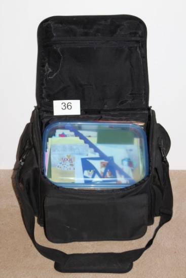 HUGE Heavy Duty Bag FULL OF Scrapbooking Supplies